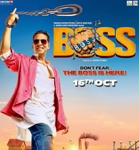 Boss 2013 Hindi film Theatrical Poster